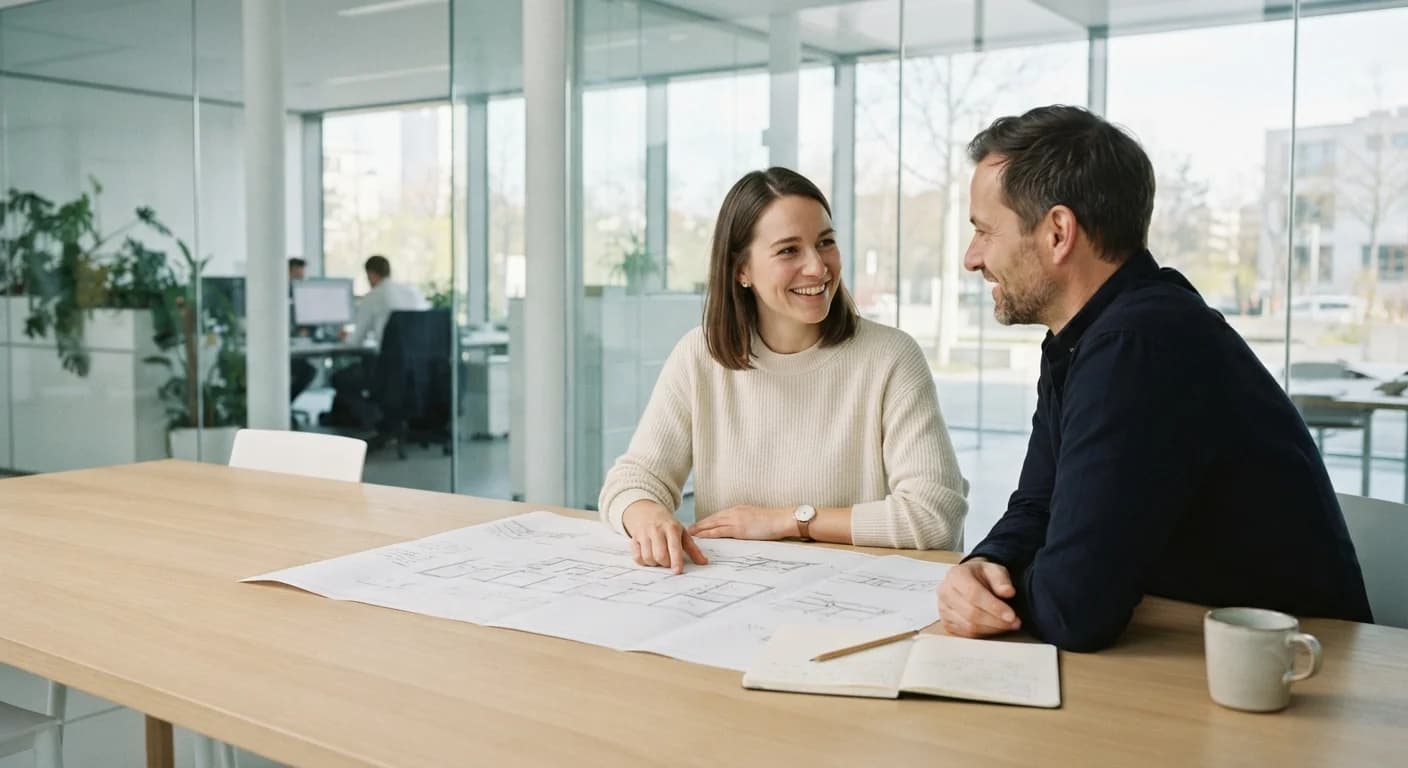 Planung gemeinsam besprechen